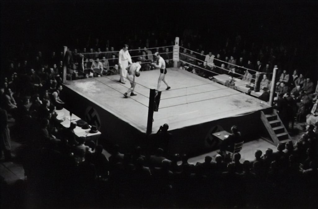 1944, Foreign workers boxing match