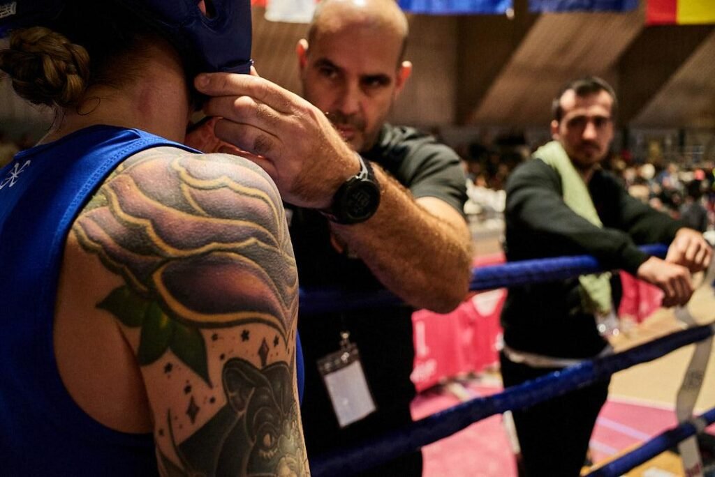 wedstrijdvoorbereiding binnen de ring